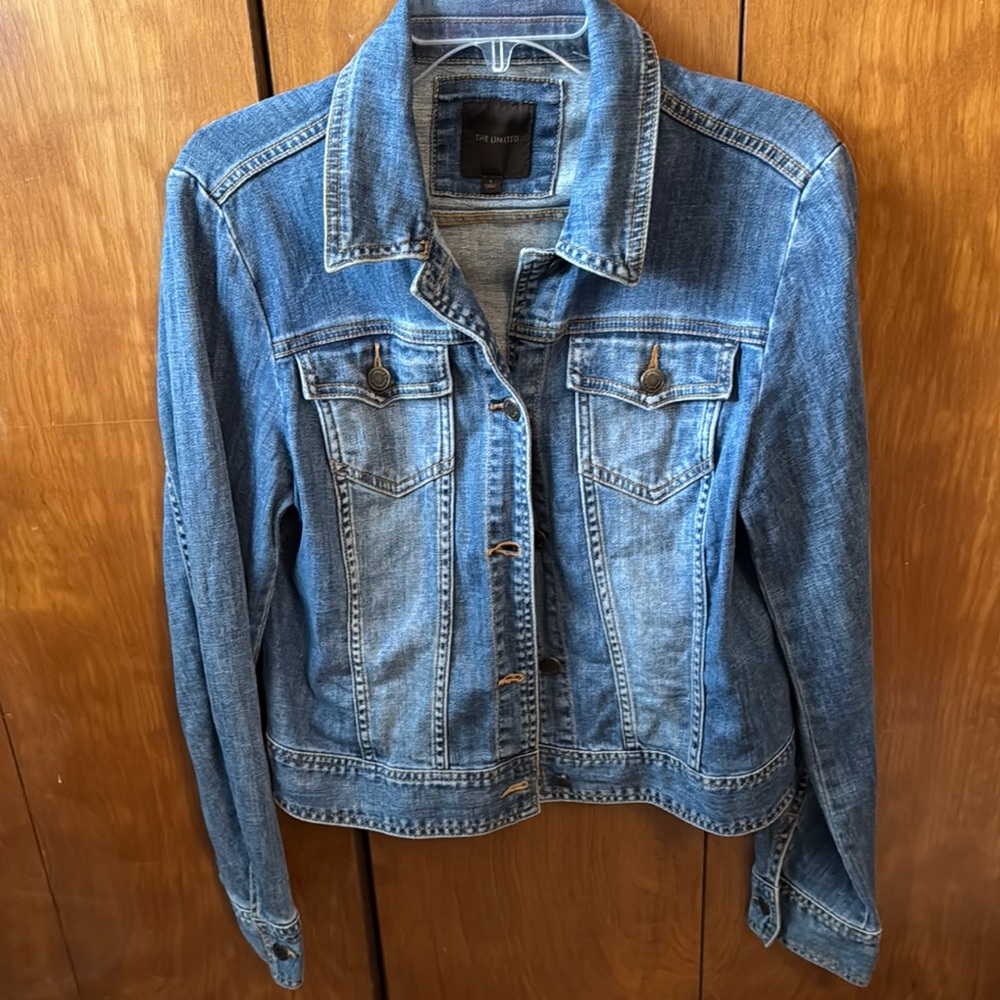 The Limited Denim Blue Women's Jacket, Size L, Like New